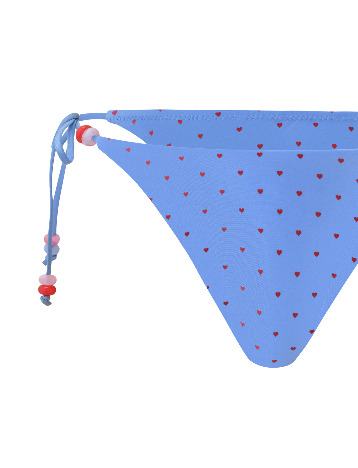 FINLEA BIKINI BOTTOM - BLUE HEART POLKA DOT