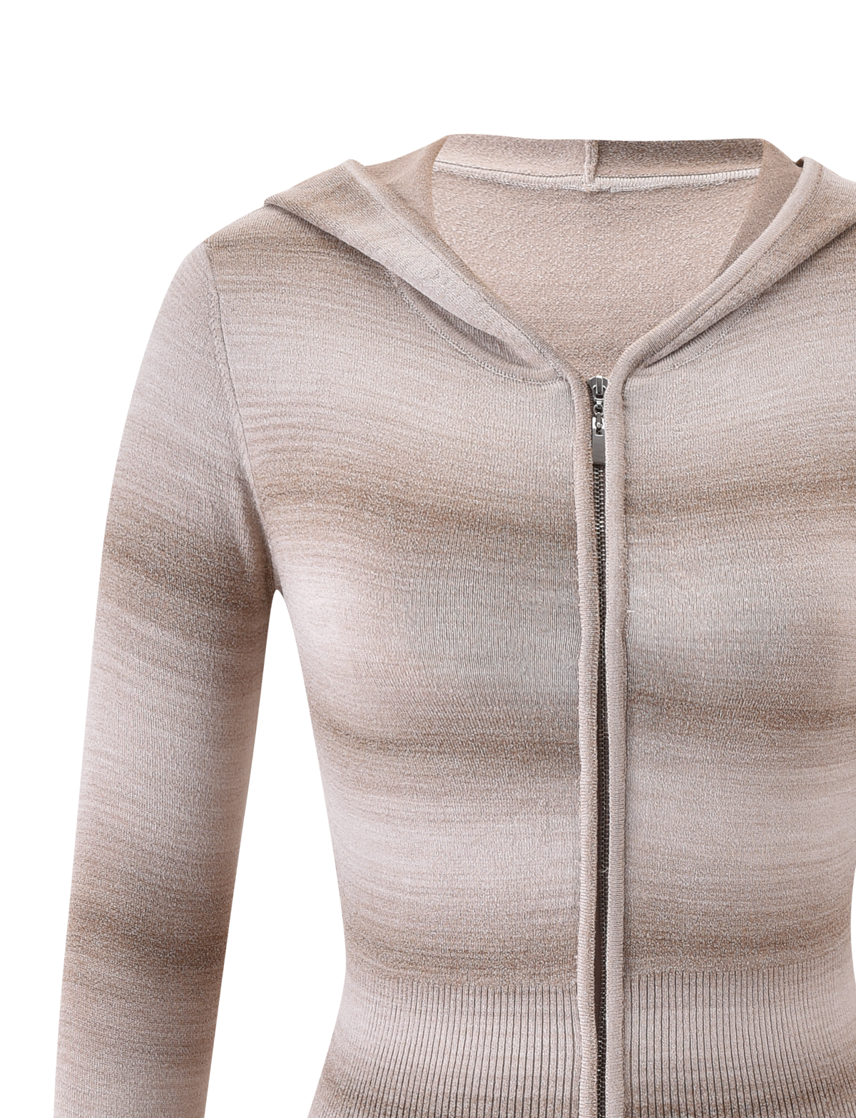 MARISSA JUMPER - TAUPE OMBRE STRIPE