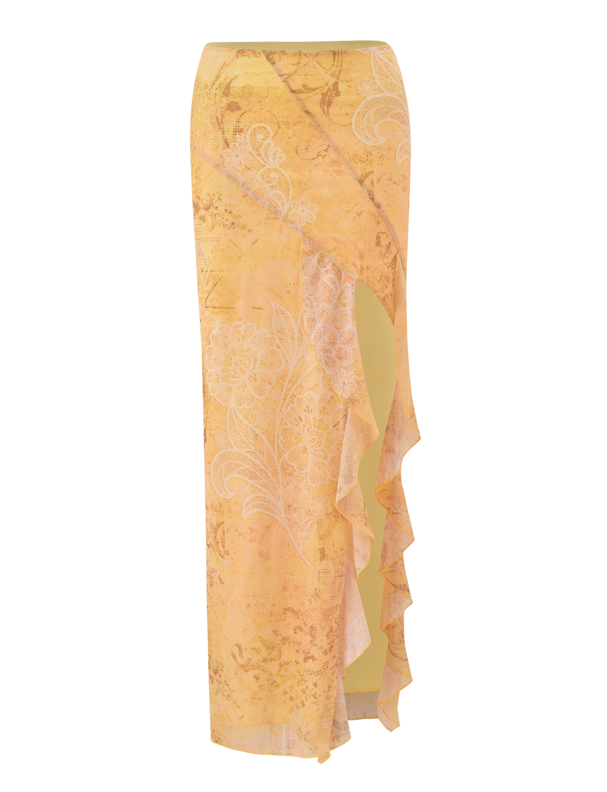 THEO SKIRT - LEMON BUTTERFLY PAISLEY