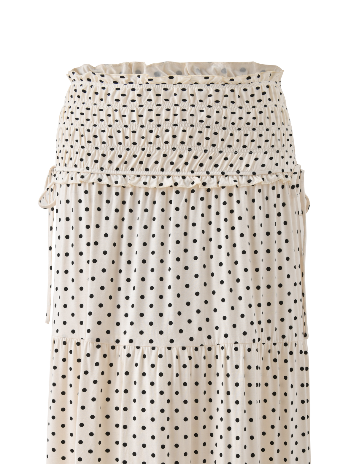 DENALI MAXI SKIRT - CREAM DOT