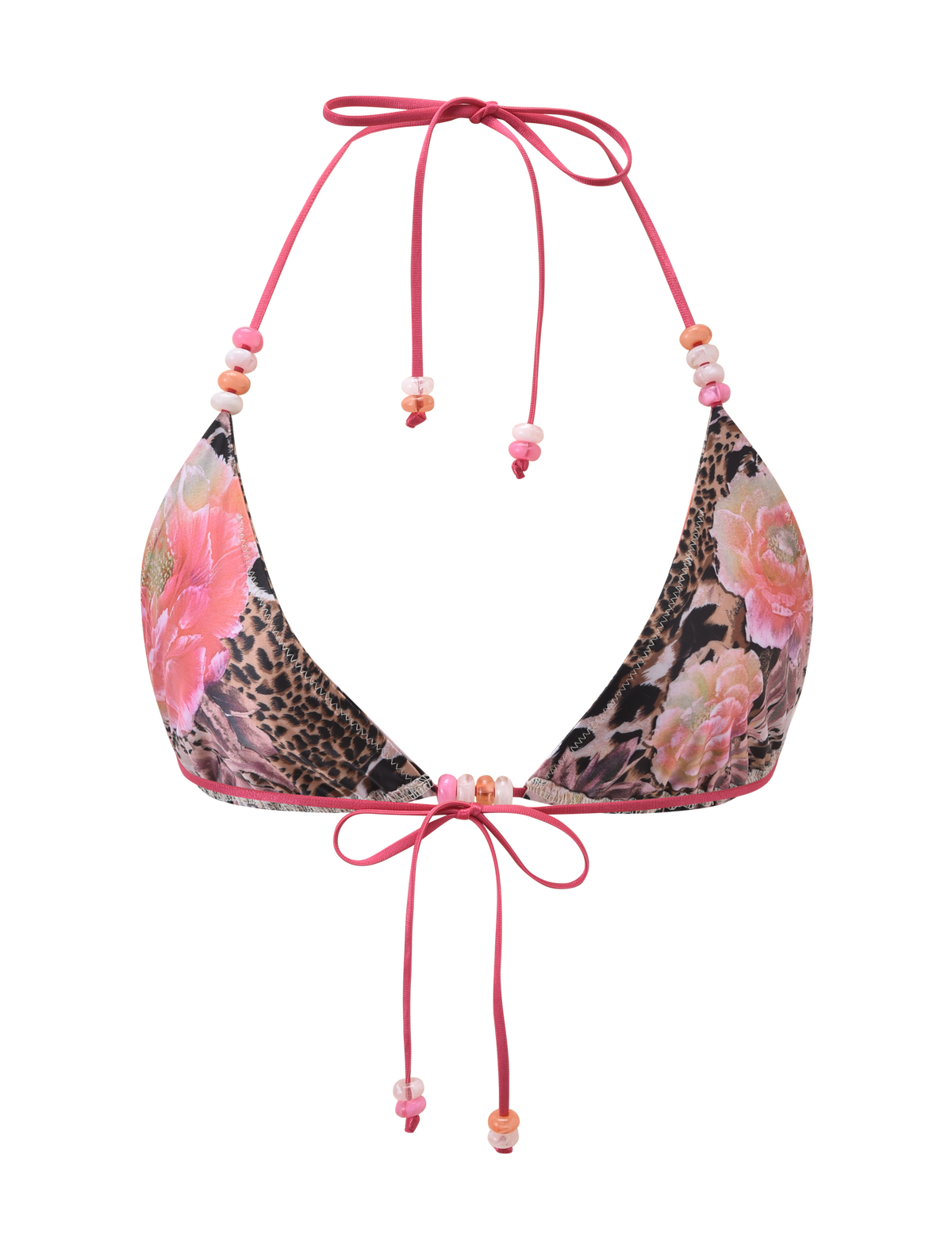 FINLEA BIKINI TOP - ANIMALIER FLORAL