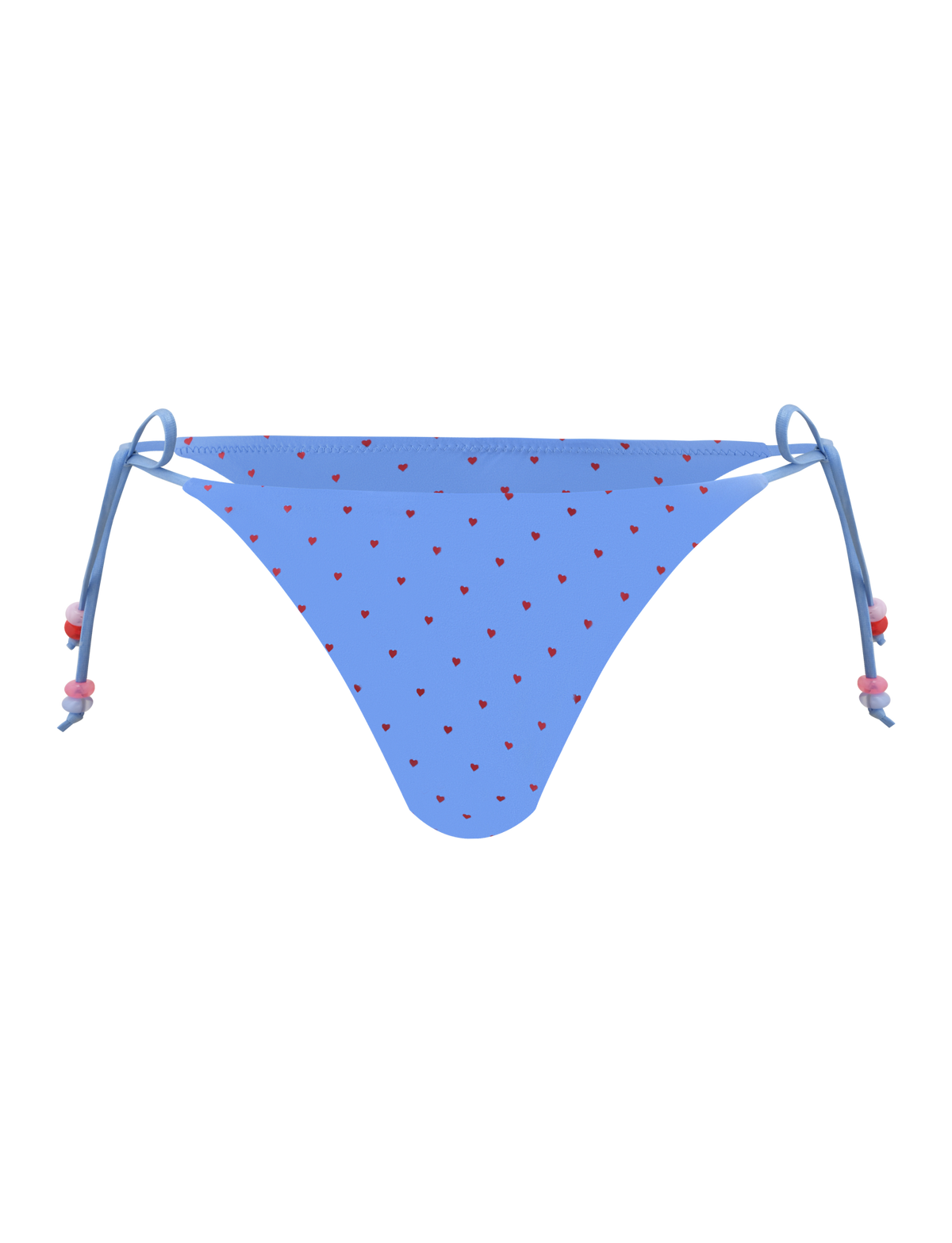 FINLEA BIKINI BOTTOM - BLUE HEART POLKA DOT