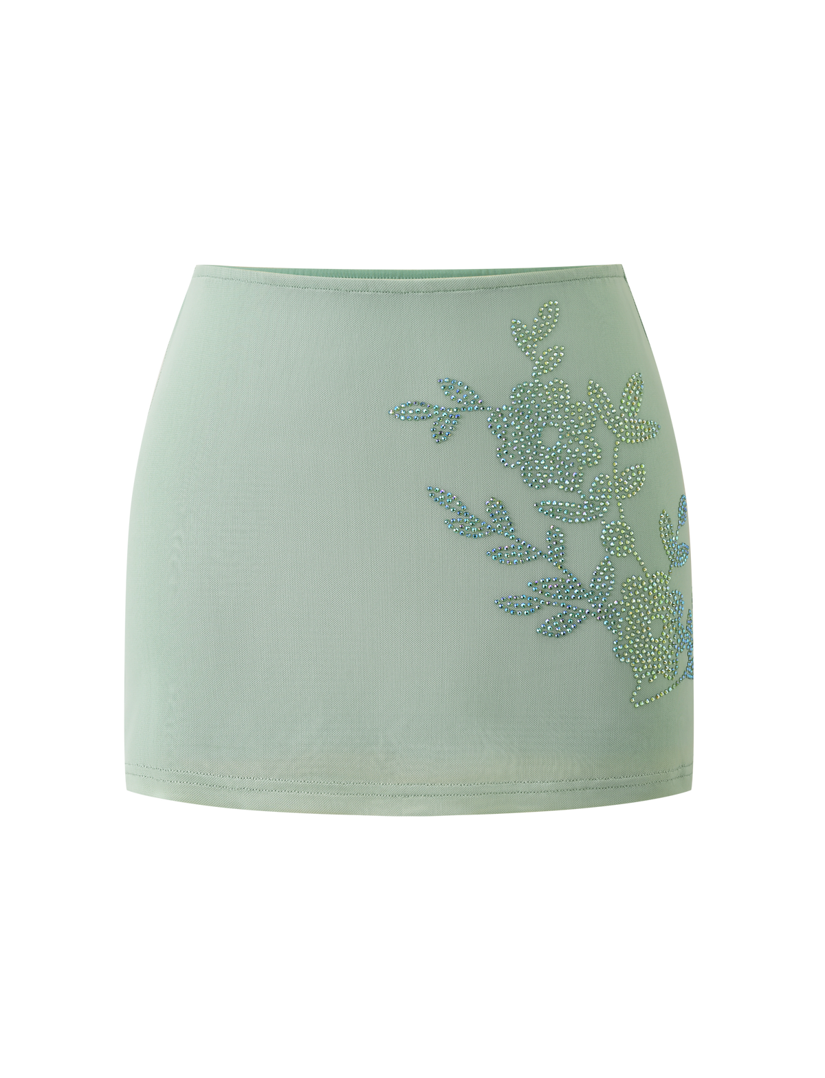 OCTAVIA MINI SKIRT - PISTACHIO