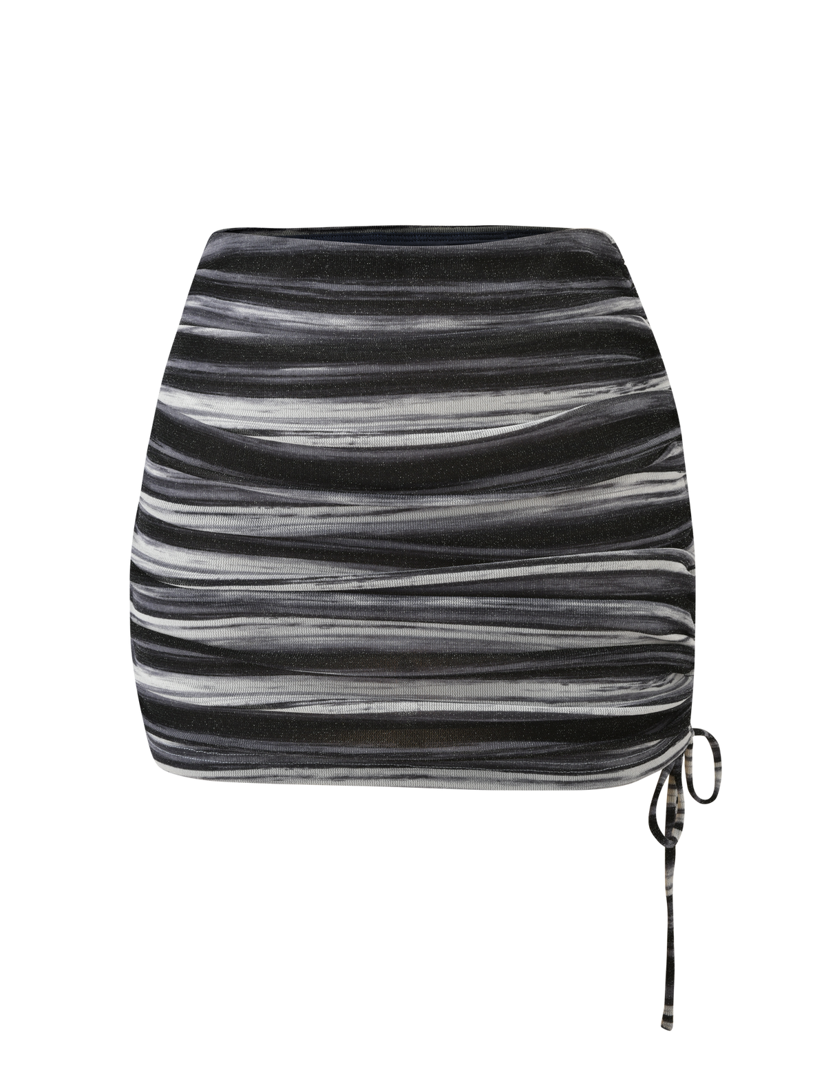 BRAELYN MINI SKIRT - GREY STRIPE