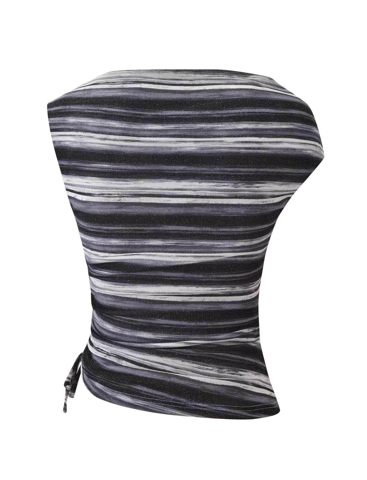 BRAELYN TOP - GREY STRIPE