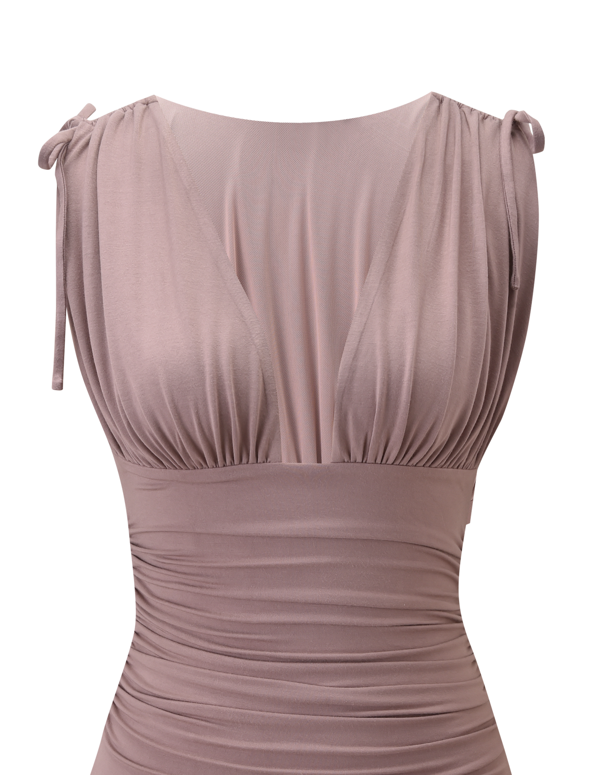 HALONA MINI DRESS - MOCHA