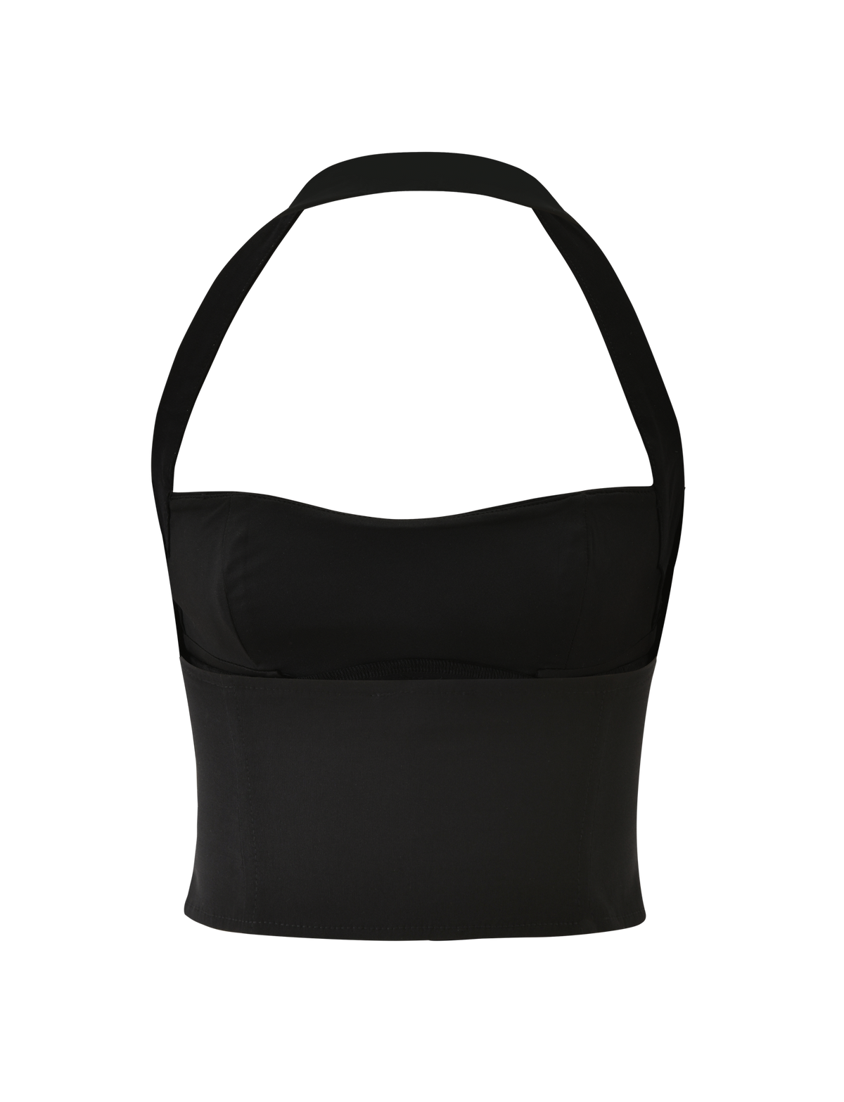 KITTIE BUCKLE TOP - BLACK