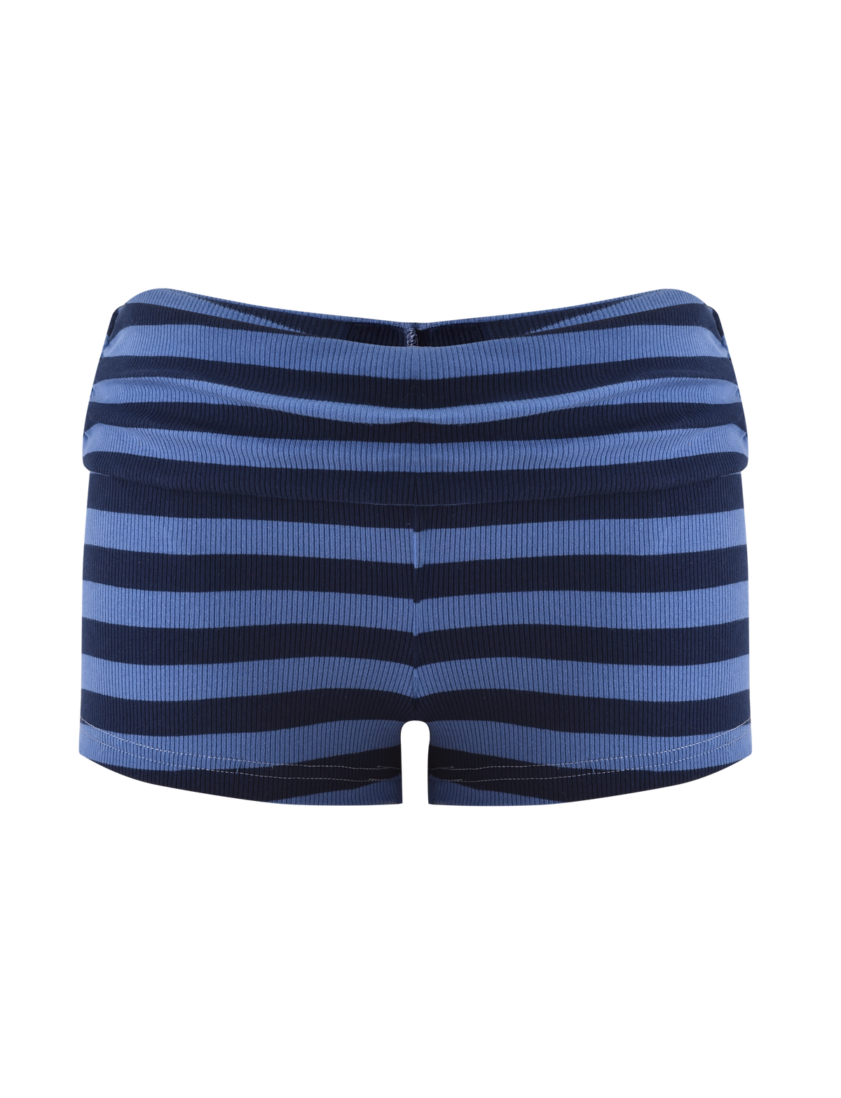 CERYS RIB SHORT - BLUE NAVY STRIPE