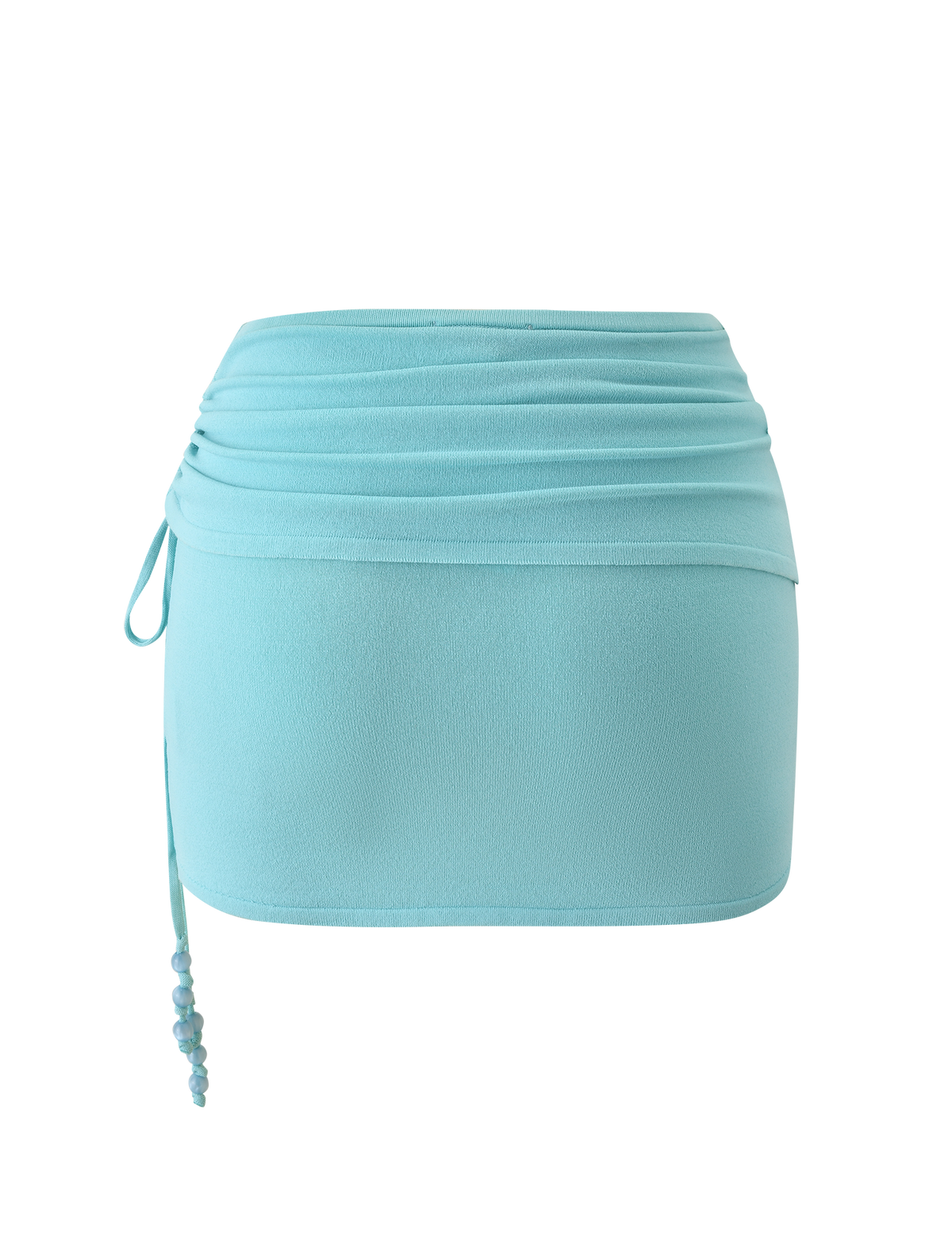 JASMINA KNIT MINI SKIRT - BLUE