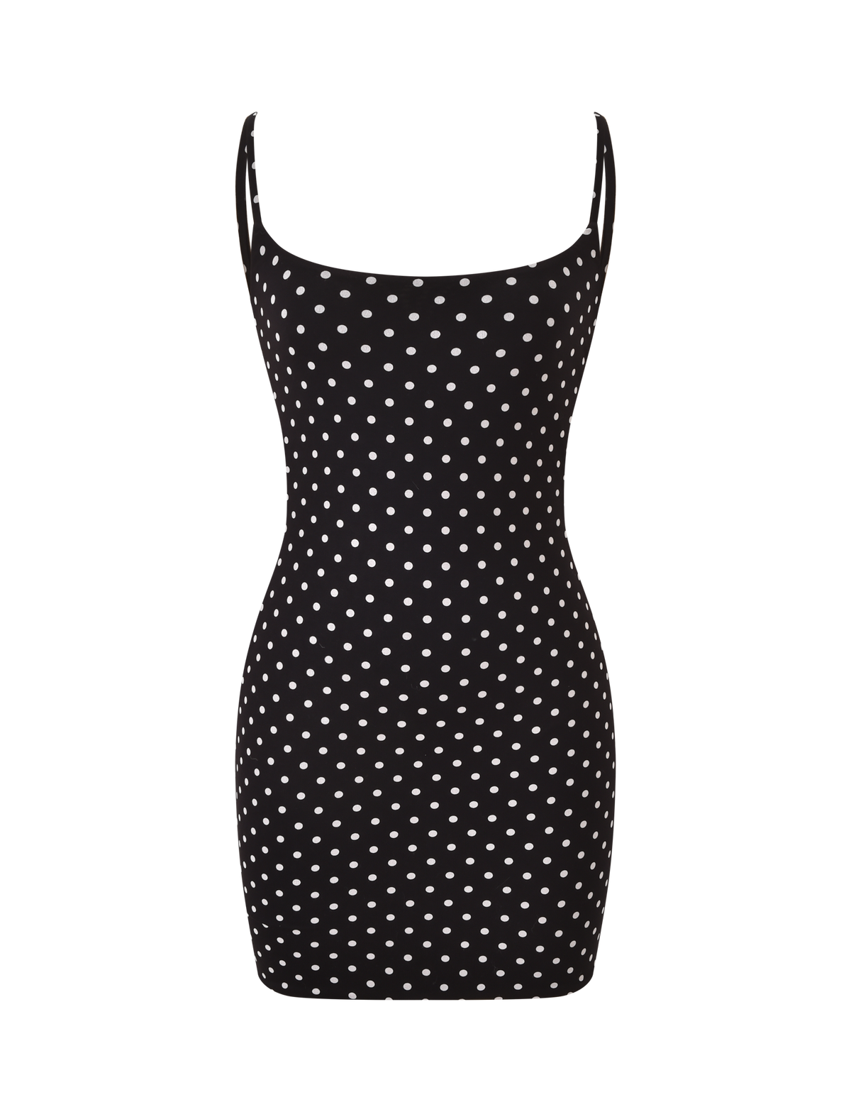 MINERVA MINI DRESS 2.0 - BLACK POLKA DOT
