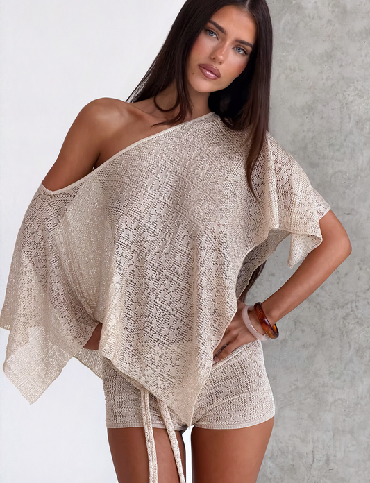 CL - FERN CROCHET PONCHO
