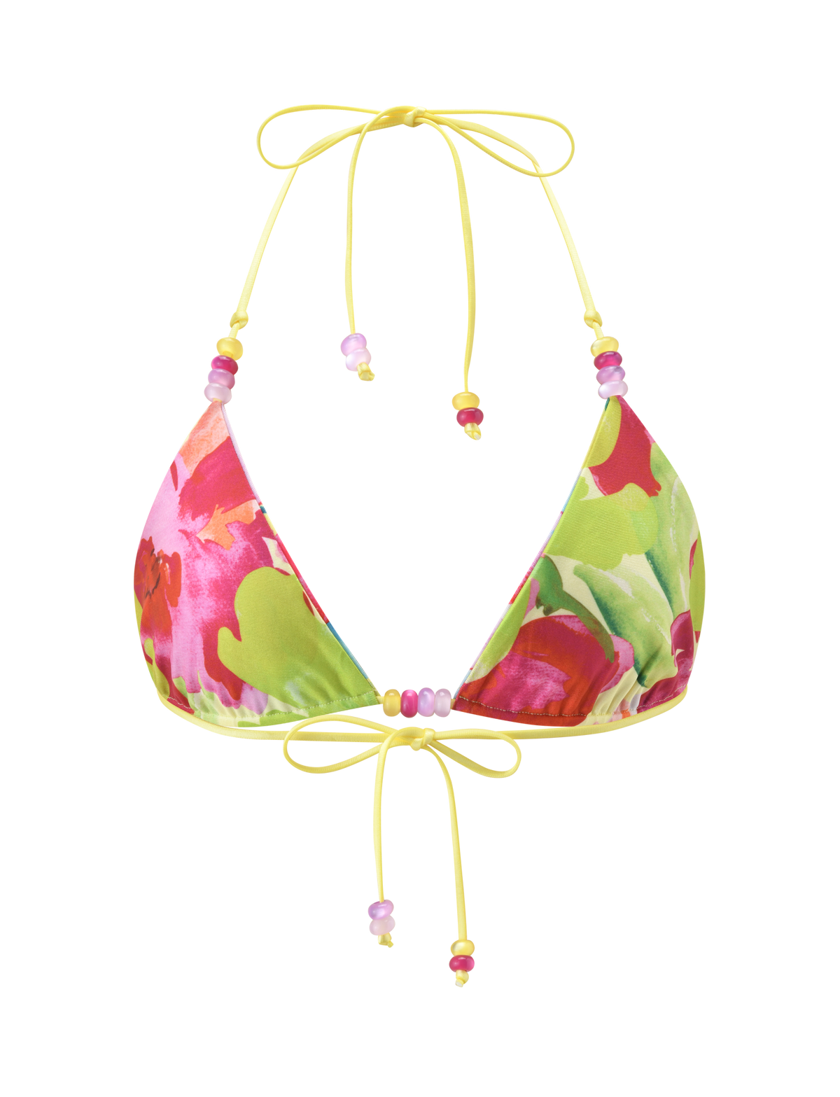FINLEA REVERSIBLE BIKINI TOP - GARDEN DAIQUIRI FLORAL