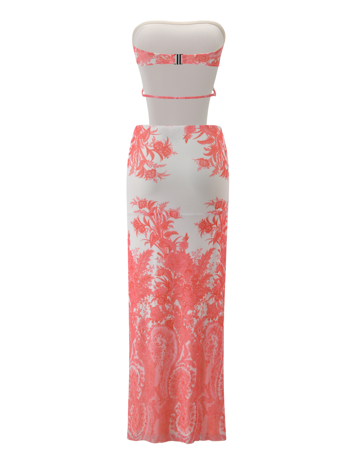 POPPI MAXI DRESS - CORAL TAPESTRY