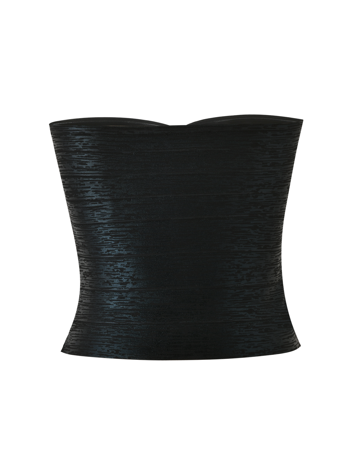 NIYA METALLIC BANDAGE TOP - BLACK