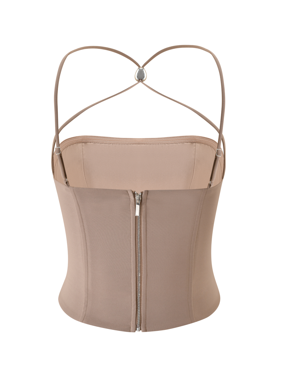 TAMORA CORSET TOP - TAUPE