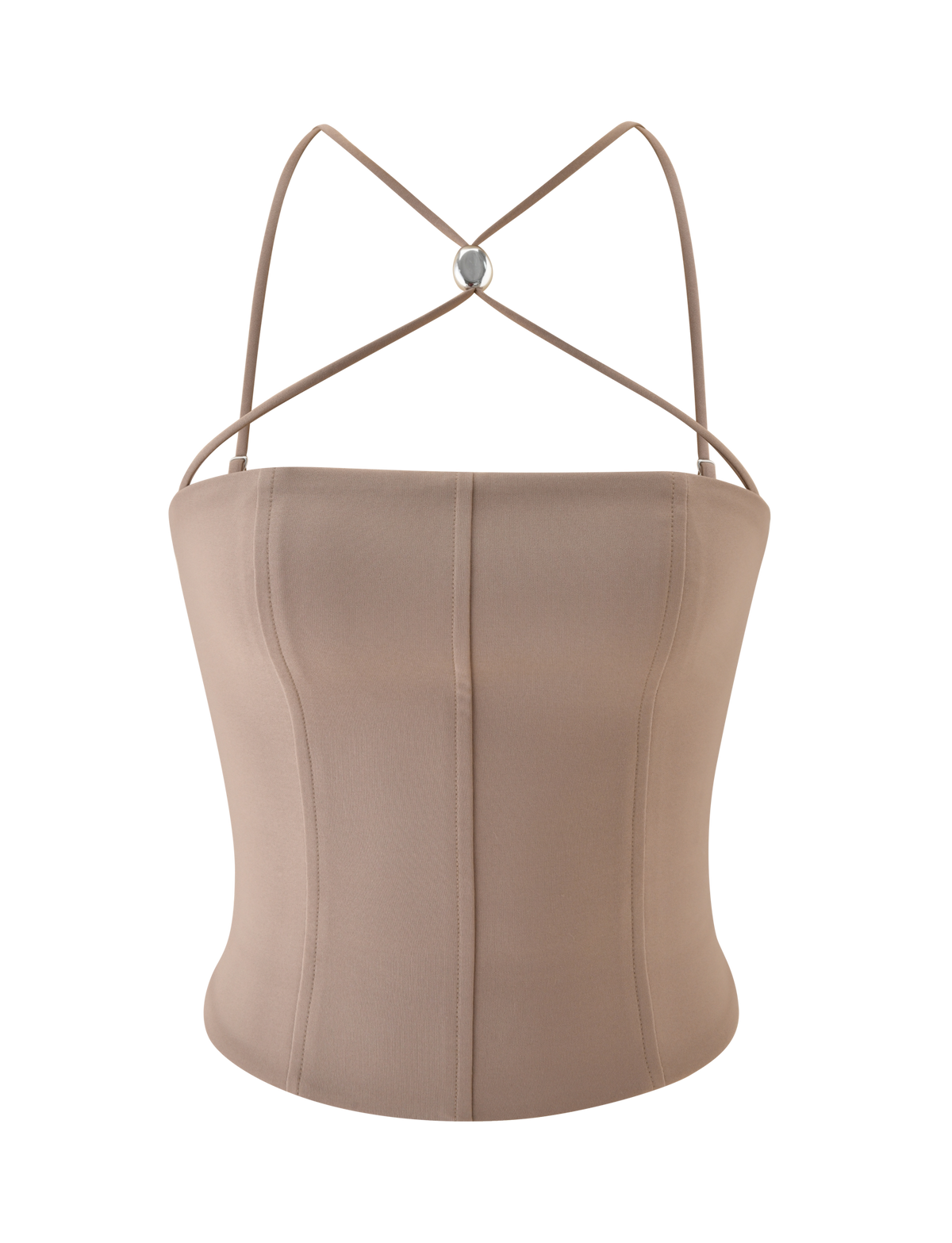 TAMORA CORSET TOP - TAUPE