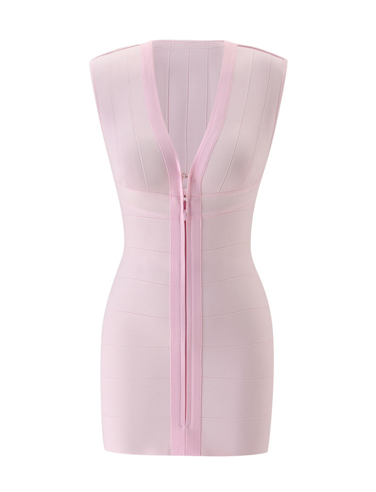 EMBER MINI BANDAGE DRESS - BABY PINK